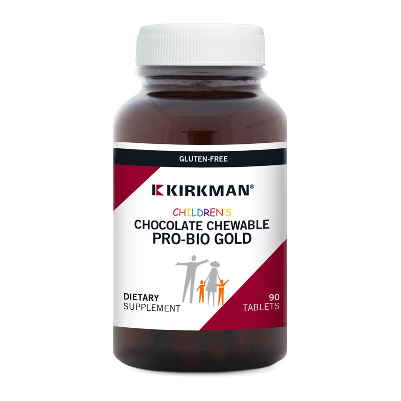 Kirkman Labs - Children’s Chewable Pro-Bio Gold Chocolate Wafers - OurKidsASD.com - 