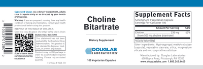 Douglas Laboratories - Choline Bitartrate - OurKidsASD.com - #Free Shipping!#