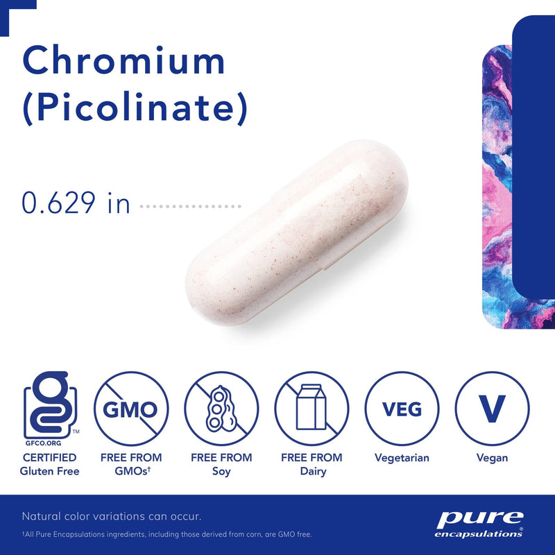 Pure Encapsulations - Chromium (Picolinate) 500 Mcg - OurKidsASD.com - 