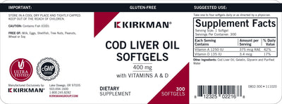 Kirkman Labs - Cod Liver Oil - OurKidsASD.com - #Free Shipping!#