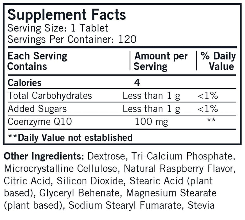 Kirkman Labs - Coenzyme Q10 100 Mg Chewable Tablets With Stevia - OurKidsASD.com - 