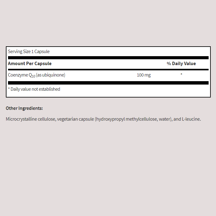 Klaire Labs - Coenzyme Q10 (100mg) - OurKidsASD.com - 
