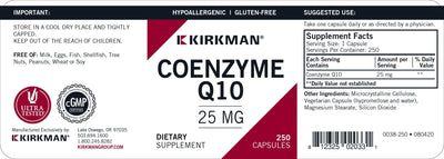 Kirkman Labs - Coenzyme Q10 Hypoallergenic - OurKidsASD.com - #Free Shipping!#