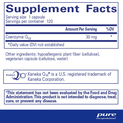 Pure Encapsulations - CoQ10 30mg - OurKidsASD.com - #Free Shipping!#