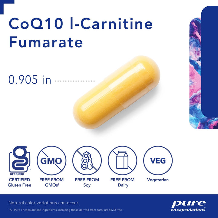 Pure Encapsulations - CoQ10 L-Carnitine Fumarate - OurKidsASD.com