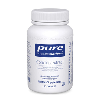 Pure Encapsulations - Coriolus Extract (Turkey Tail) - OurKidsASD.com - #Free Shipping!#