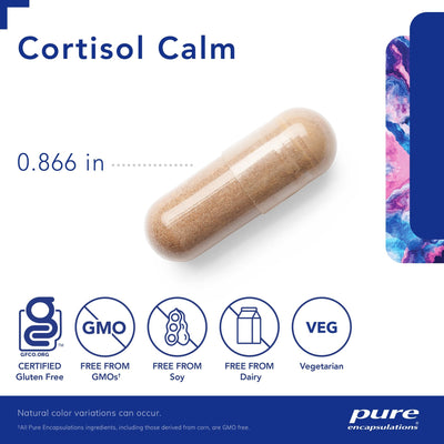 Pure Encapsulations - Cortisol Calm - OurKidsASD.com - #Free Shipping!#