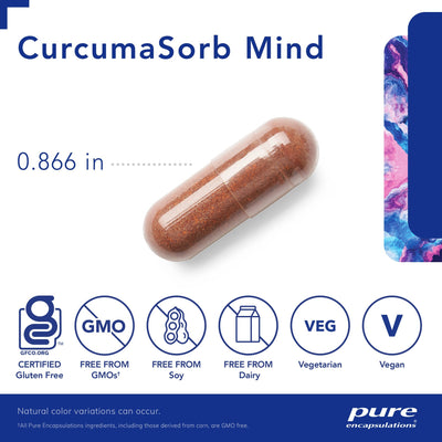 Pure Encapsulations - CurcumaSorb Mind - OurKidsASD.com - #Free Shipping!#