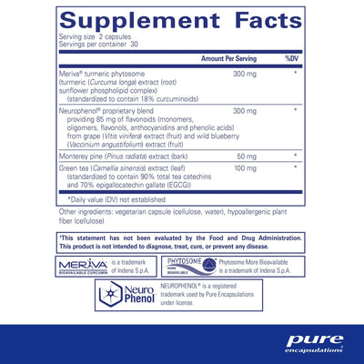 Pure Encapsulations - CurcumaSorb Mind - OurKidsASD.com - #Free Shipping!#