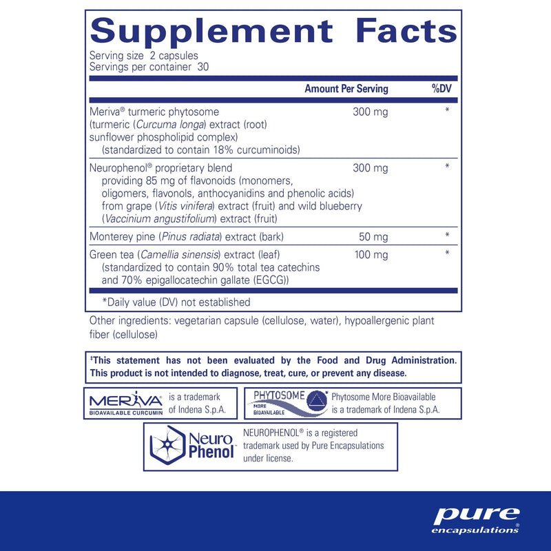 Pure Encapsulations - CurcumaSorb Mind - OurKidsASD.com - 