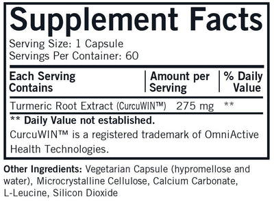 Kirkman Labs - CurcuWIN Turmeric Root Extract 275 mg Curcumin - OurKidsASD.com - #Free Shipping!#