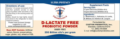 Custom Probiotics - D-Lactate Free - OurKidsASD.com - #Free Shipping!#