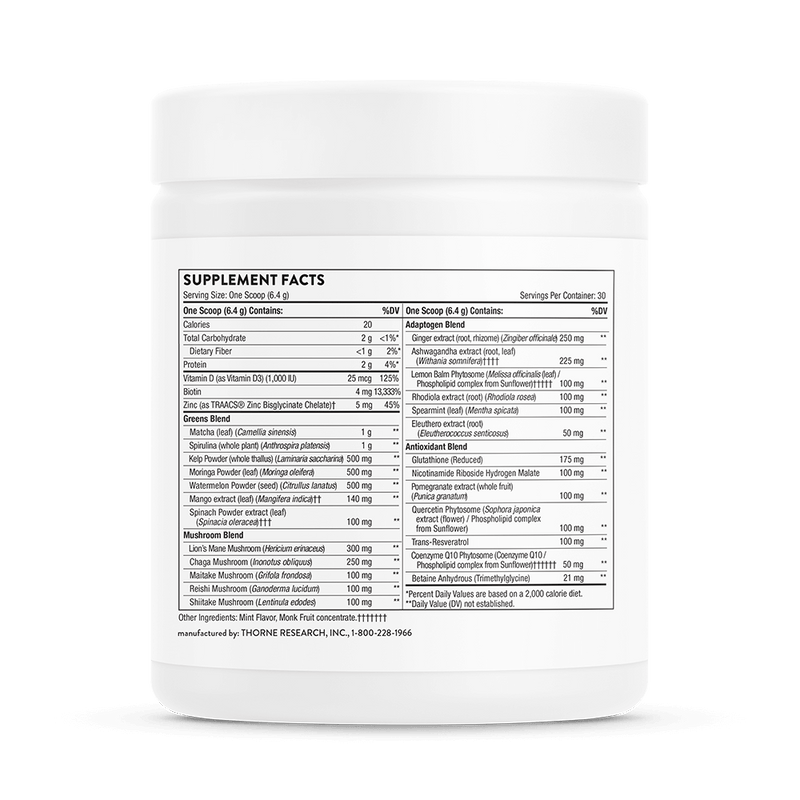 Thorne Research - Daily Greens Plus 