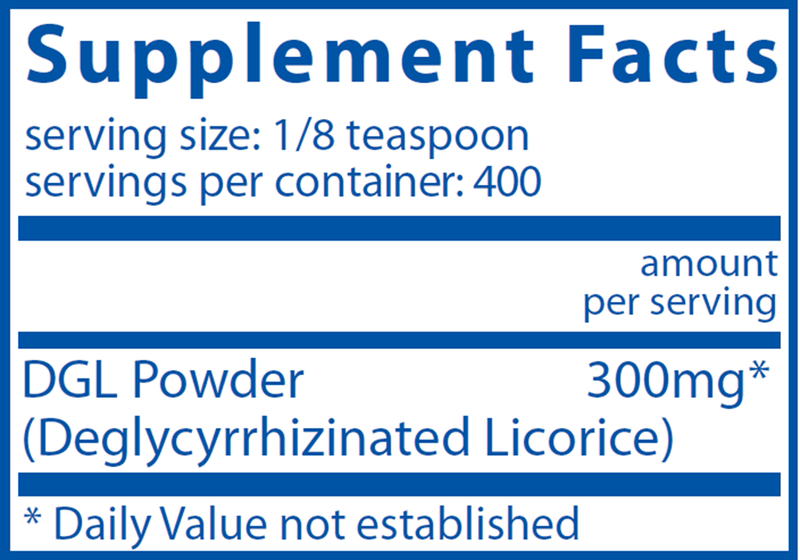 Dgl Food Sources Vital Nutrients - DGL Powder - OurKidsASD.com