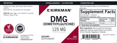 Kirkman Labs - Dimethylglycine (DMG) Hypoallergenic - OurKidsASD.com - #Free Shipping!#