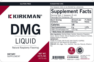 Kirkman Labs - Dimethylglycine (DMG) - OurKidsASD.com - #Free Shipping!#