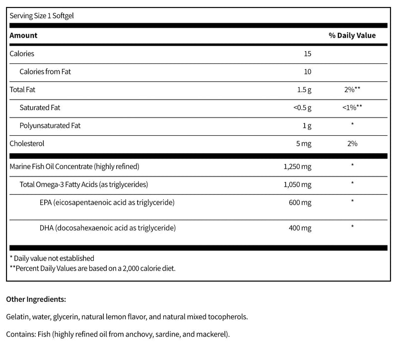 Enhansa - Enhansa-Omega 1000 Softgels - OurKidsASD.com - 