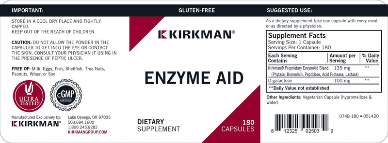 Kirkman Labs - Enzym-Aid (Multi-Enzyme Complex) - OurKidsASD.com - 