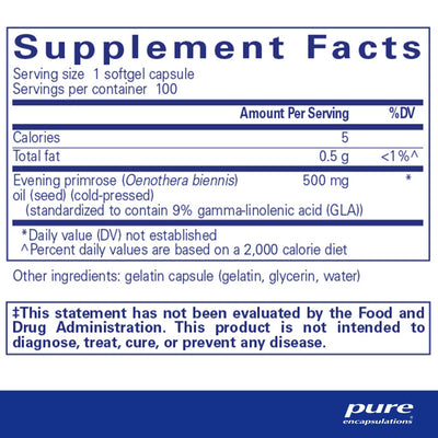 Pure Encapsulations - E.P.O. (Evening Primrose Oil) - OurKidsASD.com - #Free Shipping!#