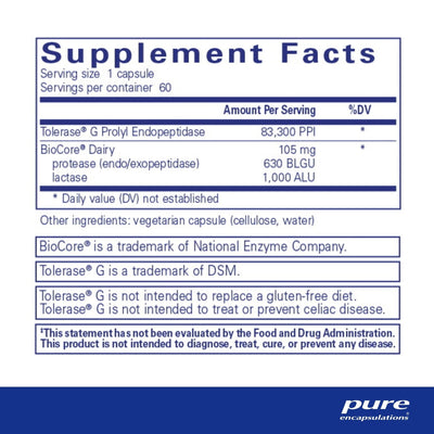 Pure Encapsulations - Gluten/Dairy Digest - OurKidsASD.com - #Free Shipping!#