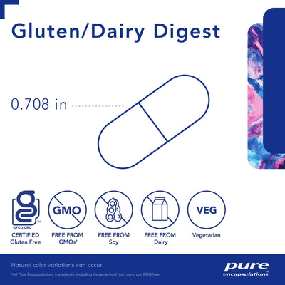 Pure Encapsulations - Gluten/Dairy Digest - OurKidsASD.com - #Free Shipping!#
