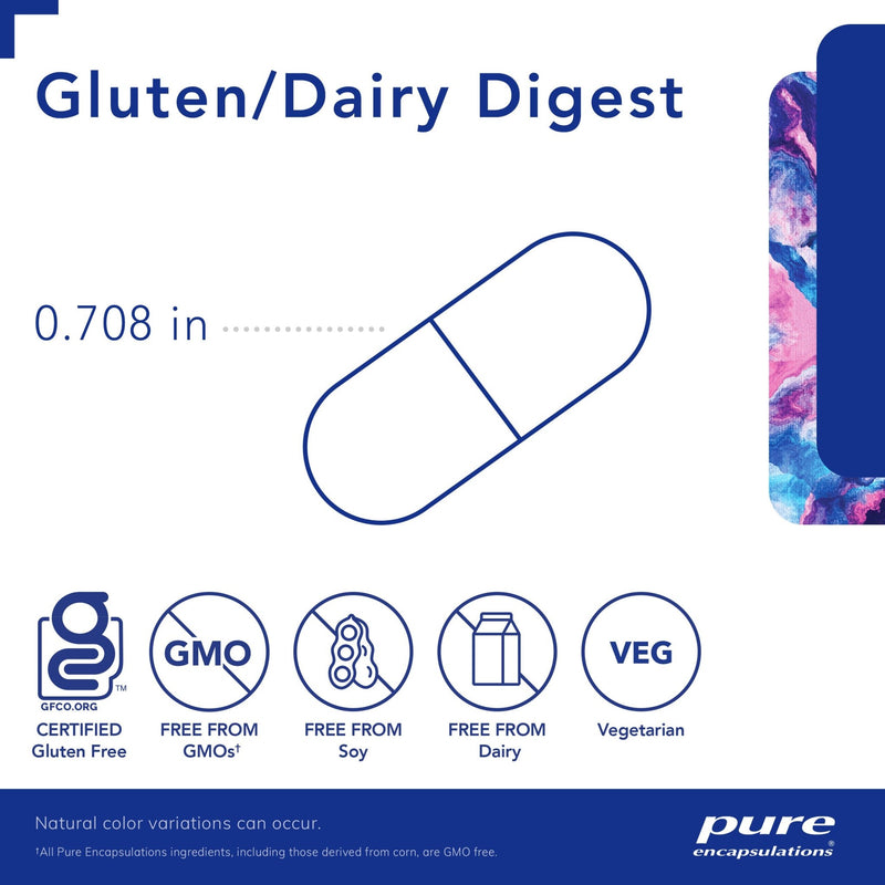 Pure Encapsulations - Gluten/Dairy Digest - OurKidsASD.com - 