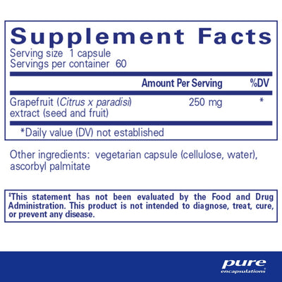 Pure Encapsulations - Grapefruit Seed Extract - OurKidsASD.com - #Free Shipping!#