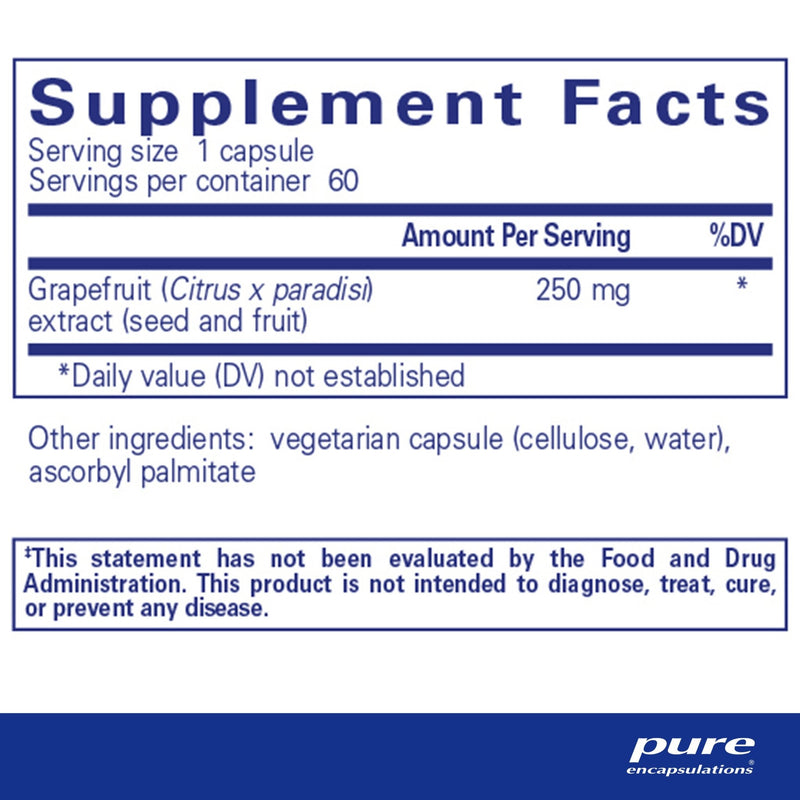 Pure Encapsulations - Grapefruit Seed Extract - OurKidsASD.com - 