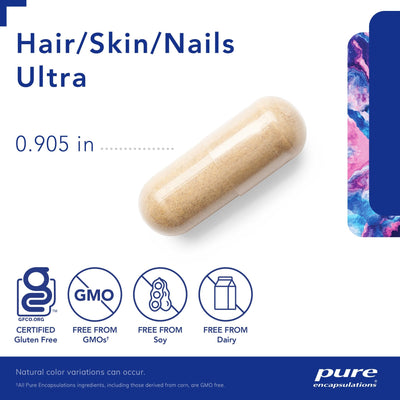 Pure Encapsulations - Hair/Skin/Nails Ultra - OurKidsASD.com - #Free Shipping!#
