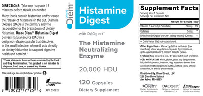 Diem - Histamine Digest - OurKidsASD.com - #Free Shipping!#