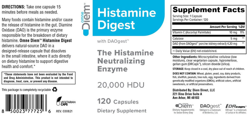 Diem - Histamine Digest - OurKidsASD.com - 
