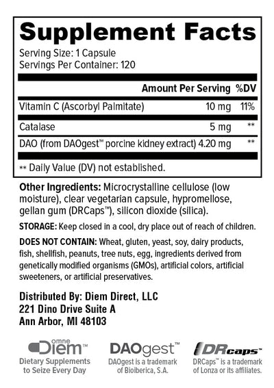 Diem - Histamine Digest - OurKidsASD.com - #Free Shipping!#