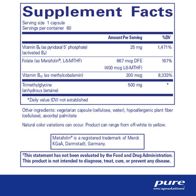 Pure Encapsulations - Homocysteine Factors - OurKidsASD.com - #Free Shipping!#