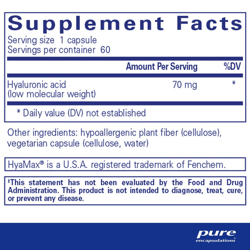 Pure Encapsulations - Hyaluronic Acid - OurKidsASD.com - 