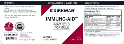 Kirkman Labs - Immuno-Aid Advanced Formula - Hypoallergenic - OurKidsASD.com - #Free Shipping!#