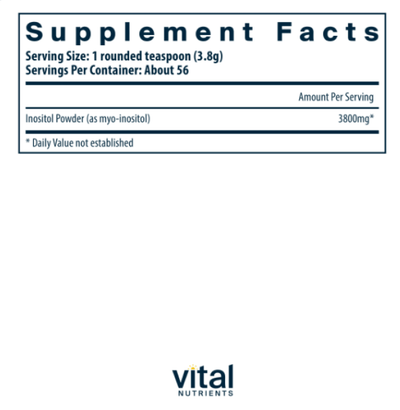 Vital Nutrients - Inositol Powder - OurKidsASD.com - #Free Shipping!#