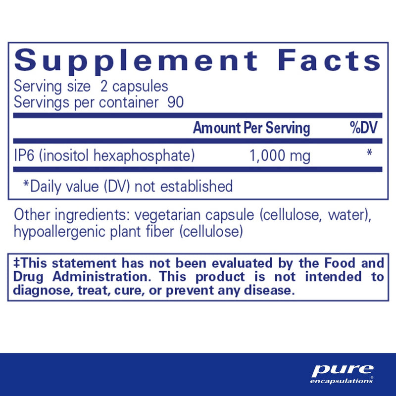 Pure Encapsulations - IP6 (inositol hexaphosphate) - OurKidsASD.com - 