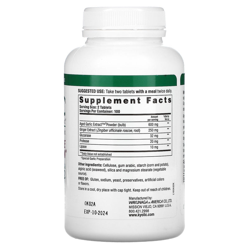 Wakunaga Nutritional Supplements - KYOLIC Candida Cleanse & Digestion Formula 102 - OurKidsASD.com - 