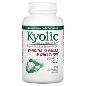 Wakunaga Nutritional Supplements - KYOLIC Candida Cleanse & Digestion Formula 102 - OurKidsASD.com - 