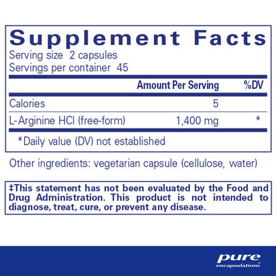 Pure Encapsulations - L-Arginine - OurKidsASD.com - #Free Shipping!#