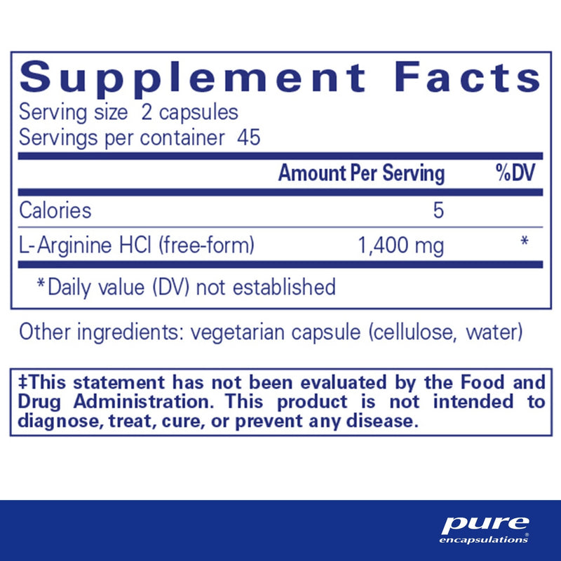 Pure Encapsulations - L-Arginine - OurKidsASD.com - 