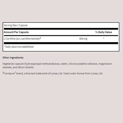 Klaire Labs - L-Carnitine Tartrate - OurKidsASD.com - #Free Shipping!#