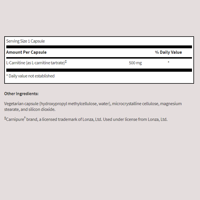 Klaire Labs - L-Carnitine Tartrate - OurKidsASD.com - 