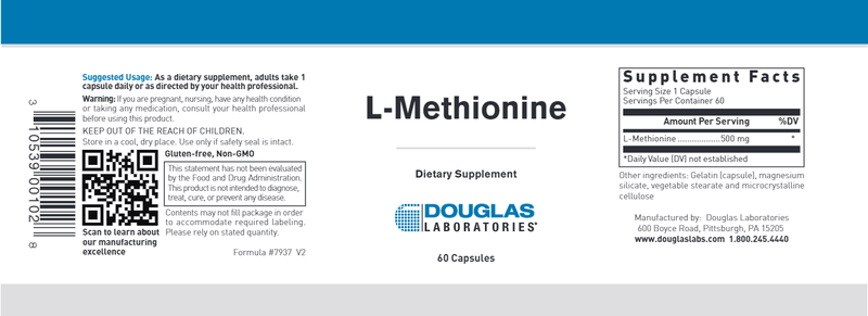 Douglas Laboratories - L-Methionine - OurKidsASD.com - 