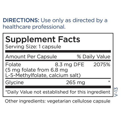 Metabolic Maintenance - L-Methylfolate (5mg) - OurKidsASD.com - #Free Shipping!#