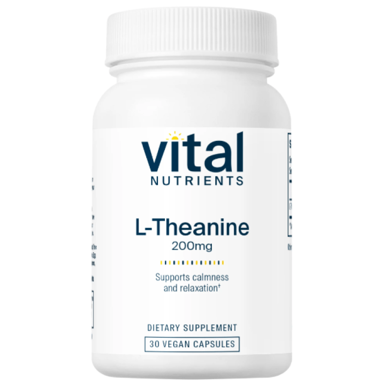 Vital Nutrients - L-Theanine (200mg) - OurKidsASD.com - 