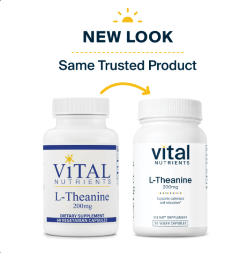 Vital Nutrients - L-Theanine (200mg) - OurKidsASD.com - 