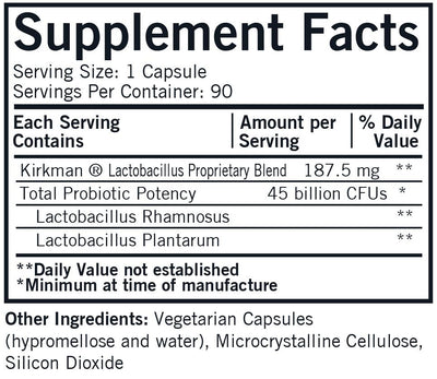 Kirkman Labs - Lactobacillus Duo - OurKidsASD.com - #Free Shipping!#