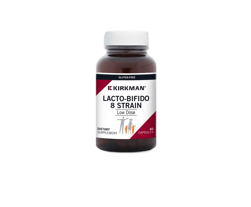 Kirkman - Lacto/Bifido 8-Strain Probiotic - Low Dose 12 Billion CFUs per Capsule - OurKidsASD.com - 
