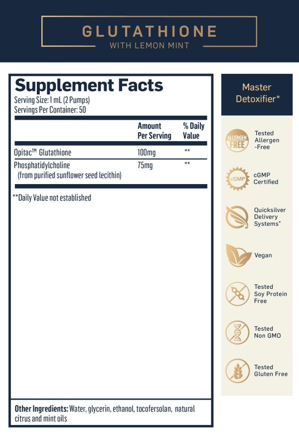 Quicksilver Scientific - Liposomal Glutathione - OurKidsASD.com - 